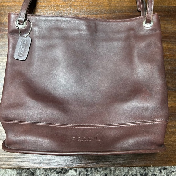 Vintage Coach Westport  brown leather bucket handbag tote Made in USA - Picture 12 of 16